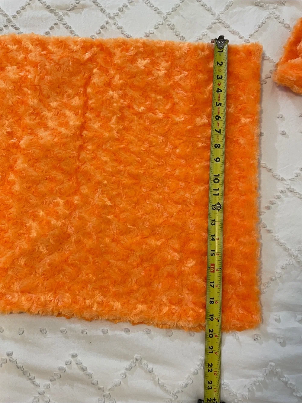 Bright Orange Fuzzy Throw Pillow Covers (Pair)